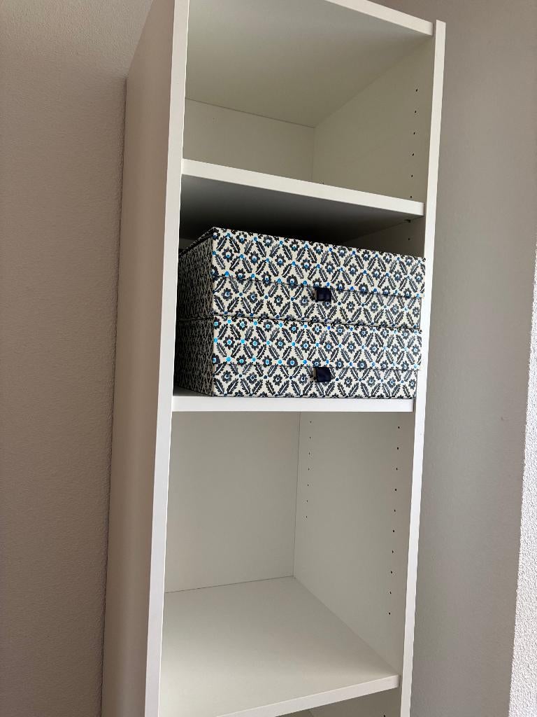 IKEA Billy Boekenkast Boekenkast, wit, 40x39x202 cm, Huis en Inrichting, Kasten | Boekenkasten, Gebruikt, Minder dan 50 cm, 200 cm of meer