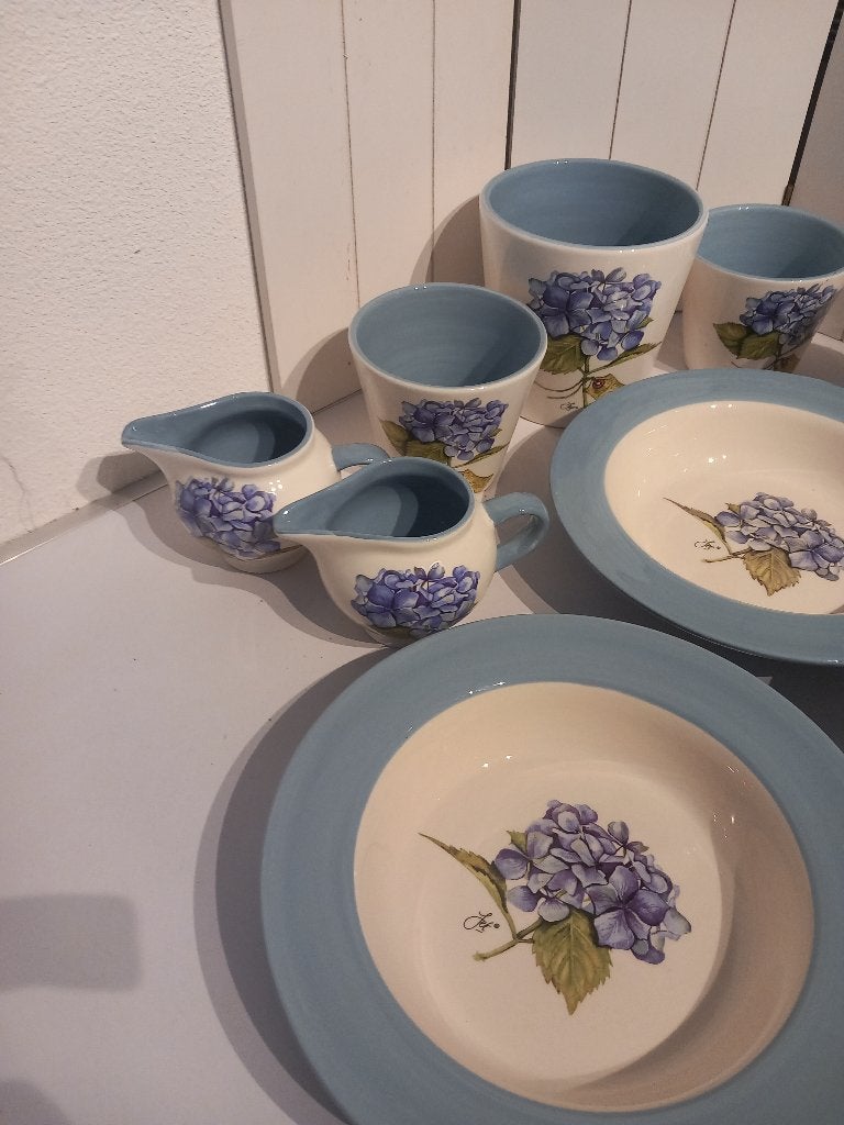 Jet Hortensia., Keramiek, Overige typen, Ophalen of Verzenden, Zo goed als nieuw