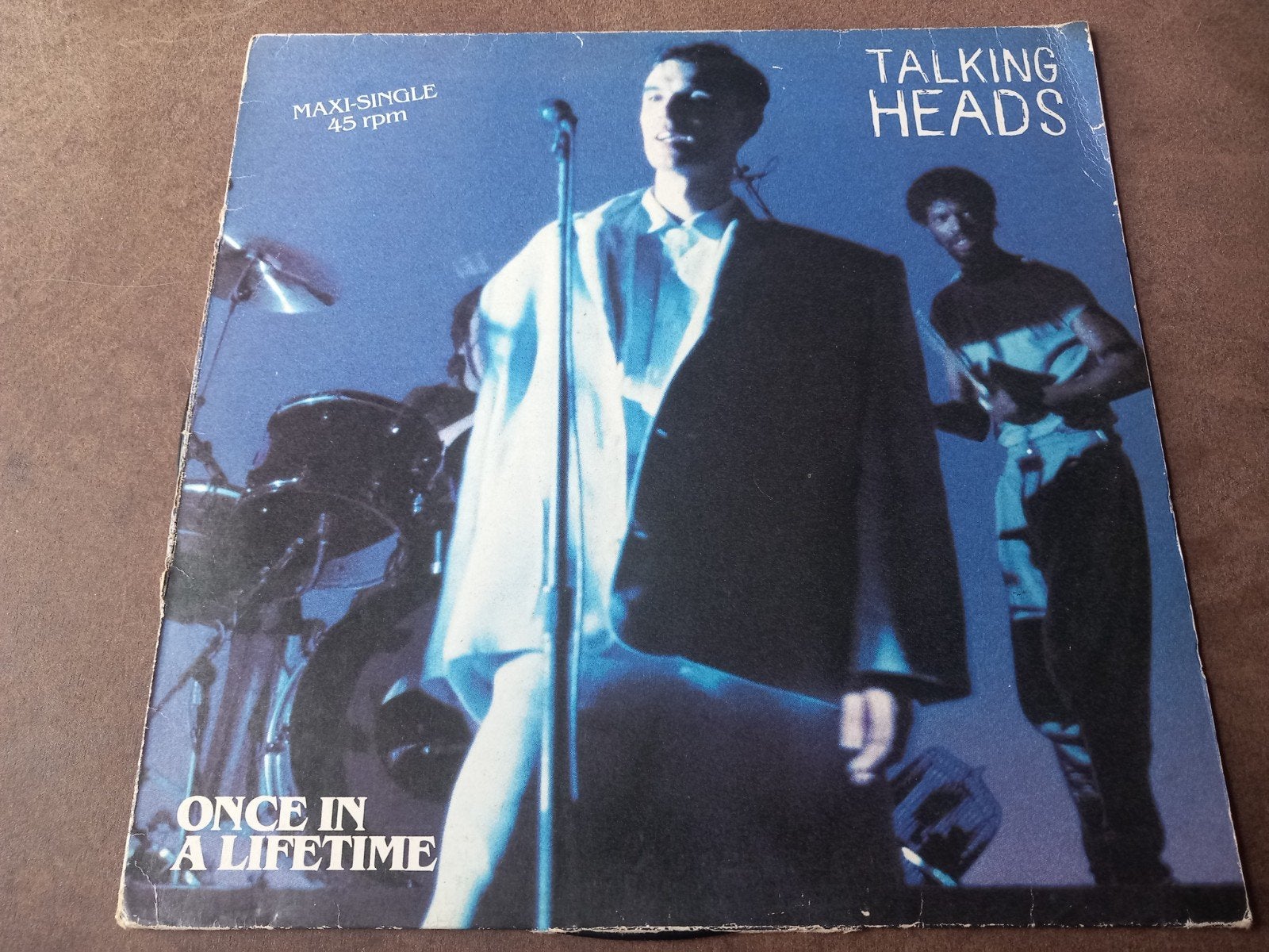 Talking Heads - Once in a Lifetime (Maxi-Single 45 rpm), Gebruikt, Originele persing, Ophalen of Verzenden, Pop