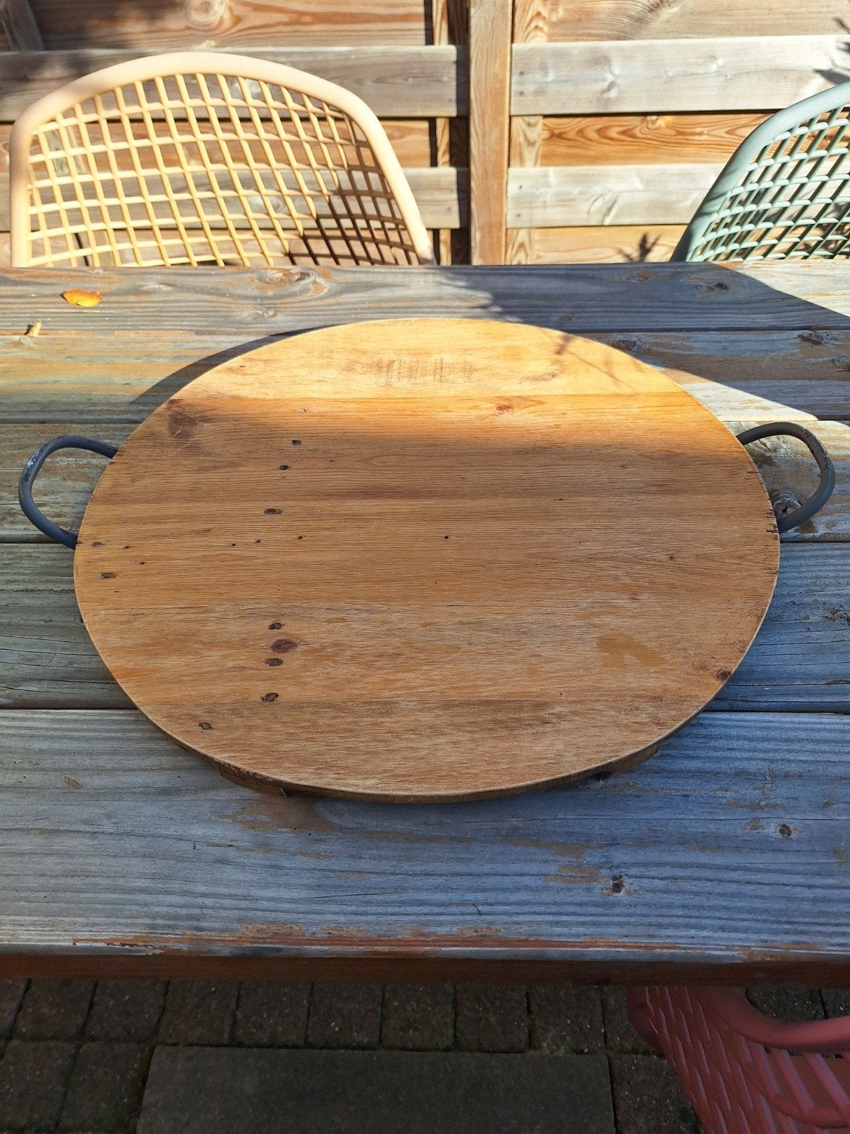 ronde borrelplank 52 cm doorsnee, Ophalen, Rond