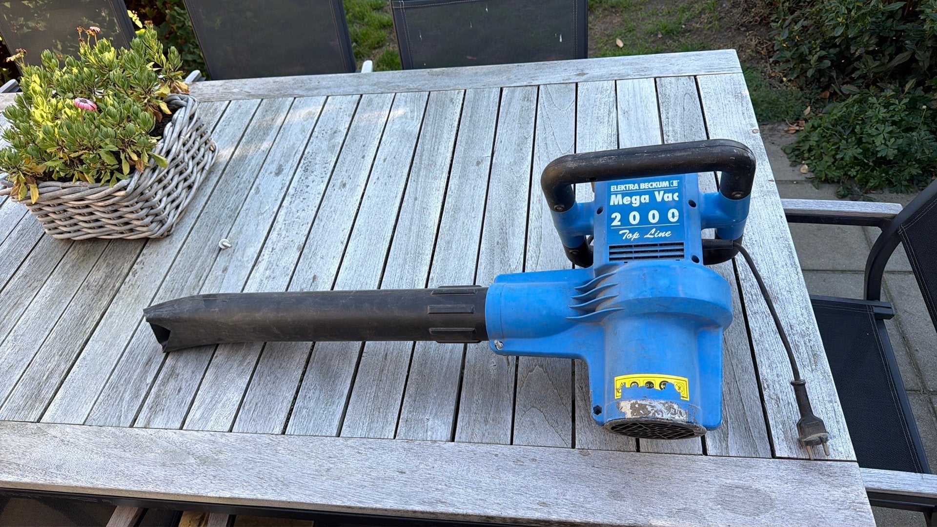 Electra Beckum 2000w bladblazer stekker 230V, Tuin en Terras, Ophalen, Gebruikt, Elektrisch, Handgedragen
