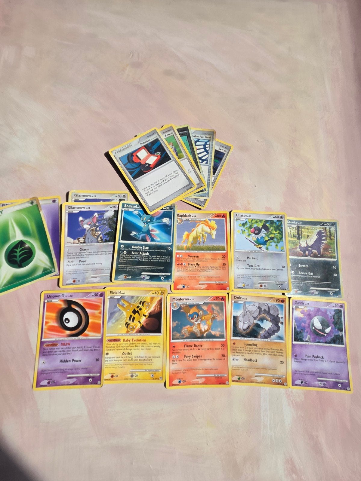 Pokémon kaarten Diamond & Pearl Serie 18 stuks, Ophalen of Verzenden