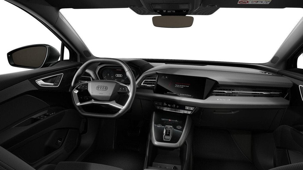 Audi Q4 Sportback e-tron 45 quattro Advanced edition 82 kWh, Auto's, Audi, Automaat, 12 maanden, Stof, Zwart