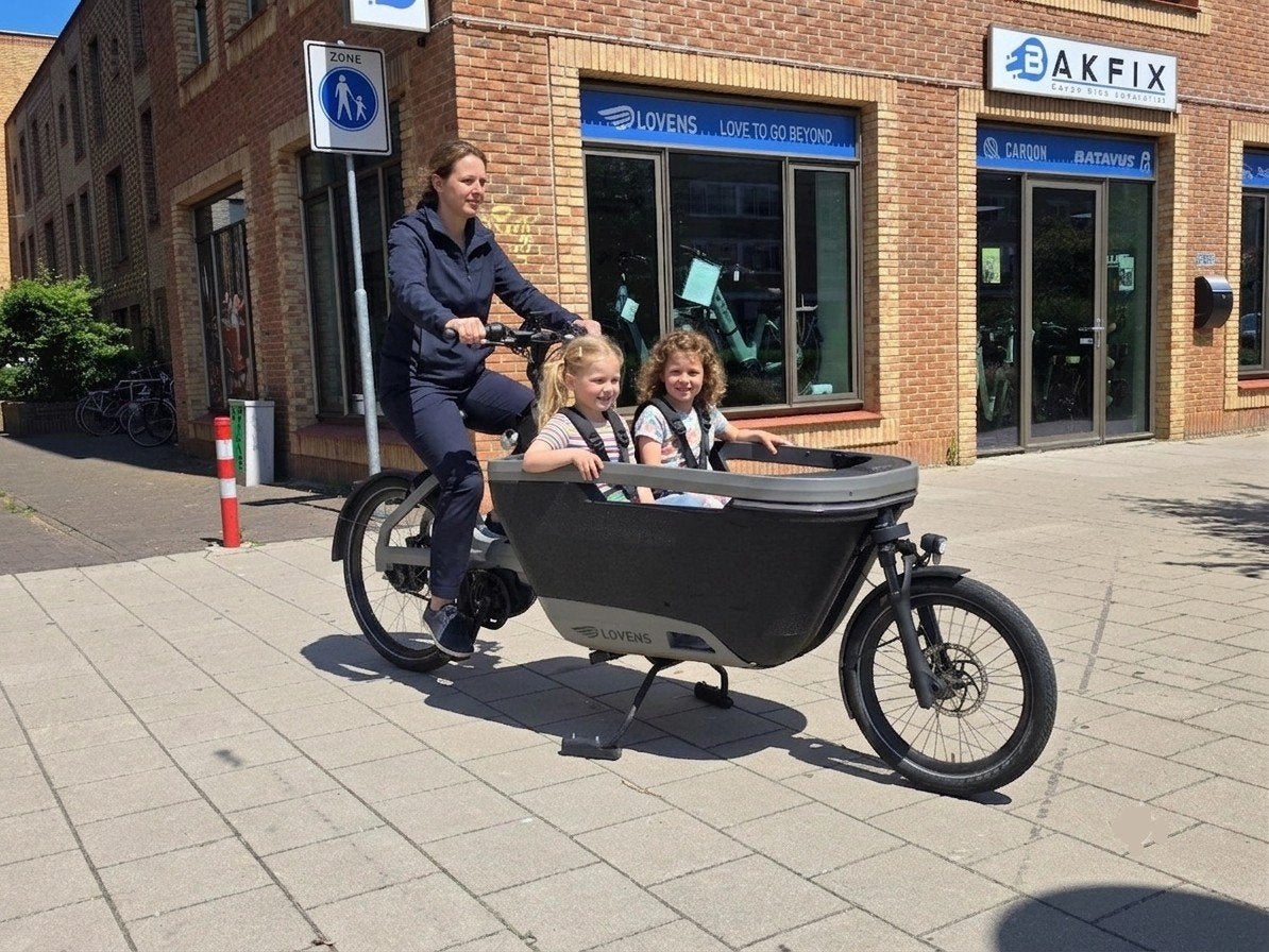 Lovens S75 Bakfiets met 545Wh accu - 2023 model