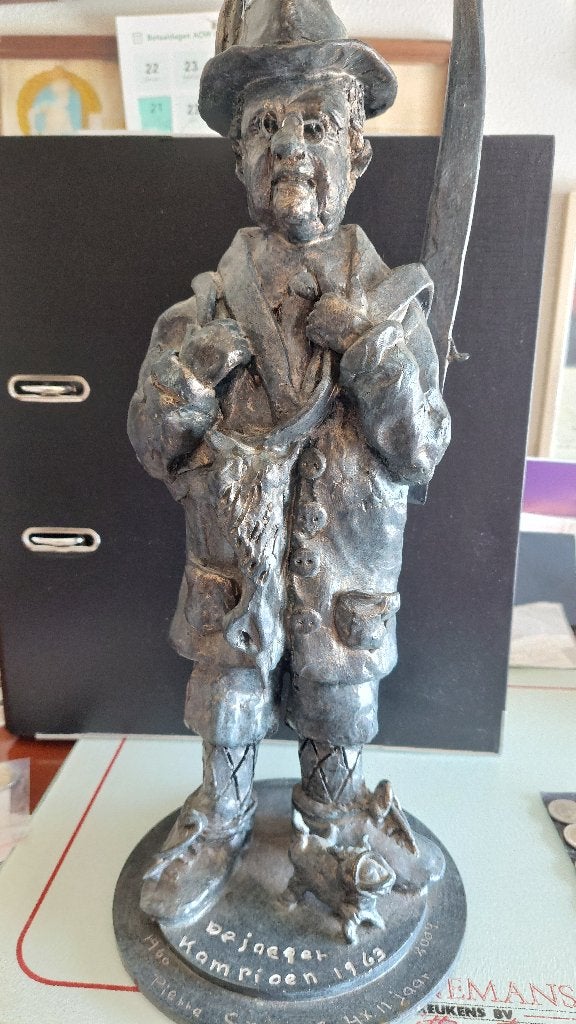mooi bronzen sculptuur, Ophalen of Verzenden, Brons
