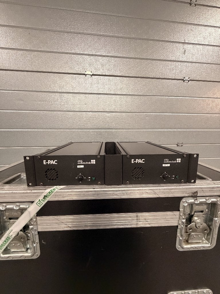 d&b 2x E-Pac versterker, Ophalen of Verzenden, Gebruikt, 120 watt of meer, Overige merken