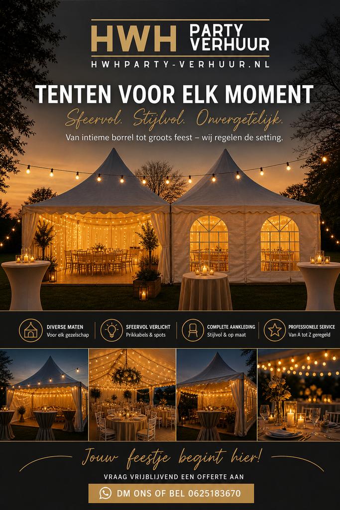 Pagodetent te huur., Ophalen, Nieuw, Geboorte of Huwelijk