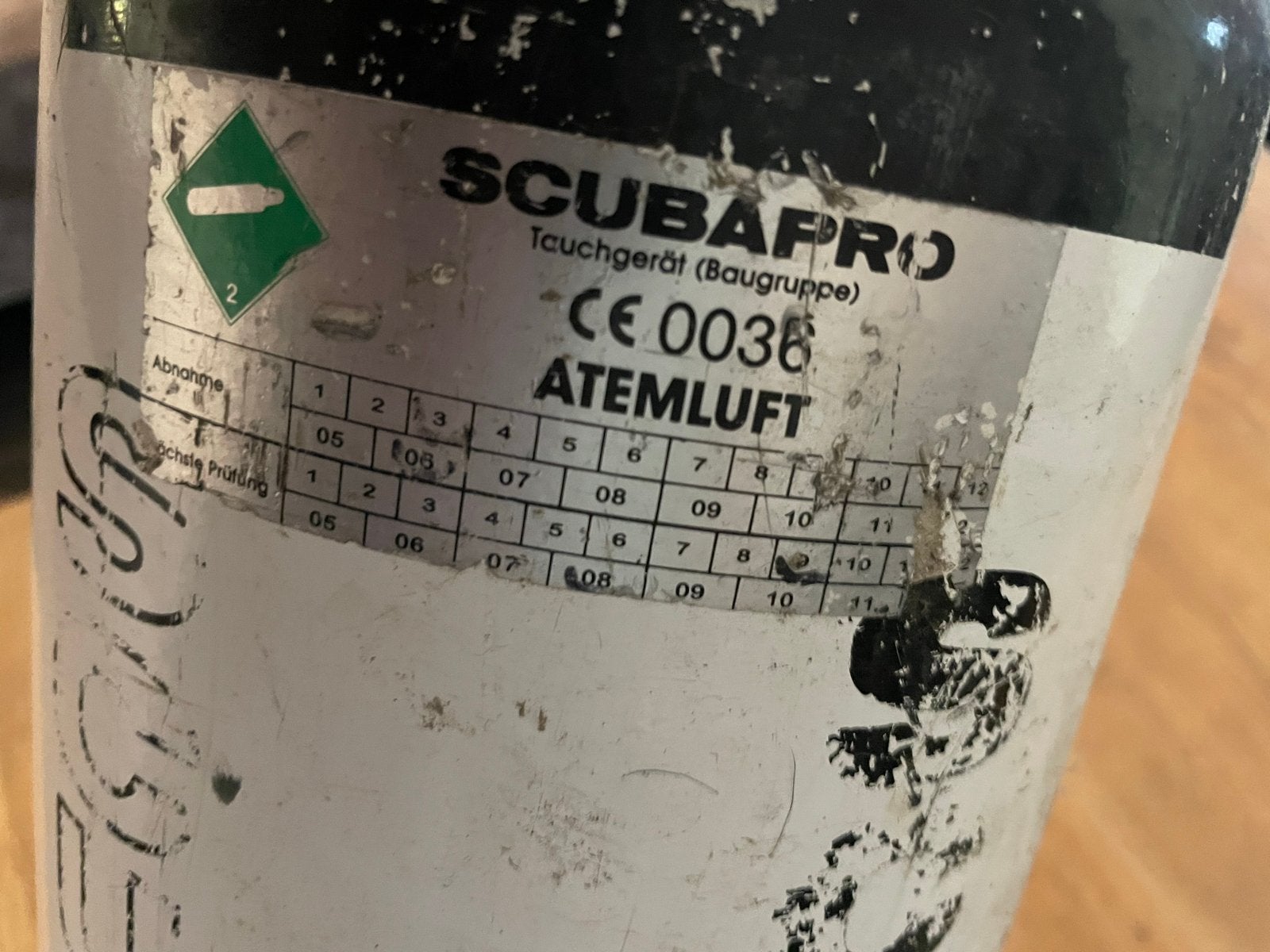 Scubapro Duikflessen - Faber Staal, Watersport en Boten, Ophalen, Gebruikt, Duikfles
