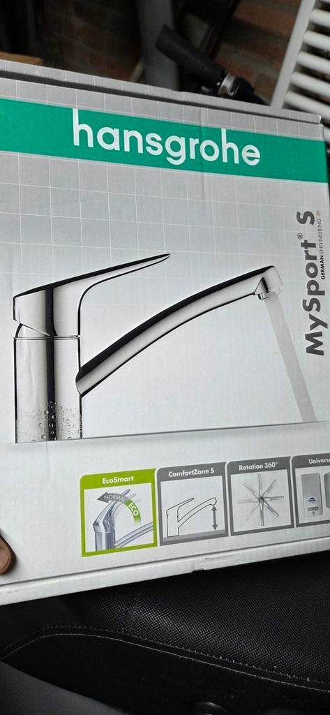 Hansgrohe Keukenkraan MySport S Chroom - Nieuw in doos, Ophalen of Verzenden