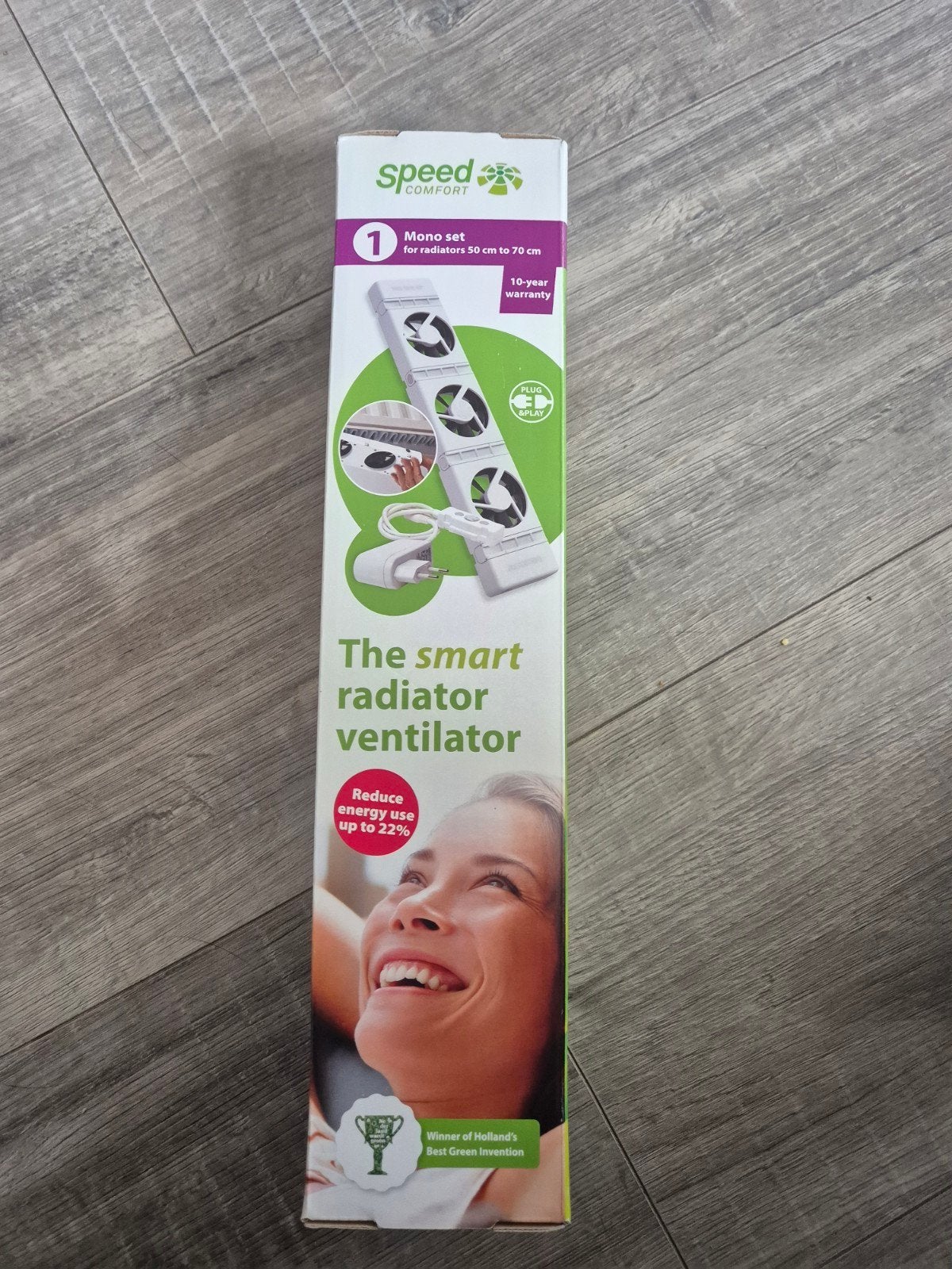 SpeedComfort Mono set radiatorventilator 50-70 cm, Doe-het-zelf en Verbouw, Ophalen, Minder dan 30 cm, Hoog rendement (Hr), Radiator