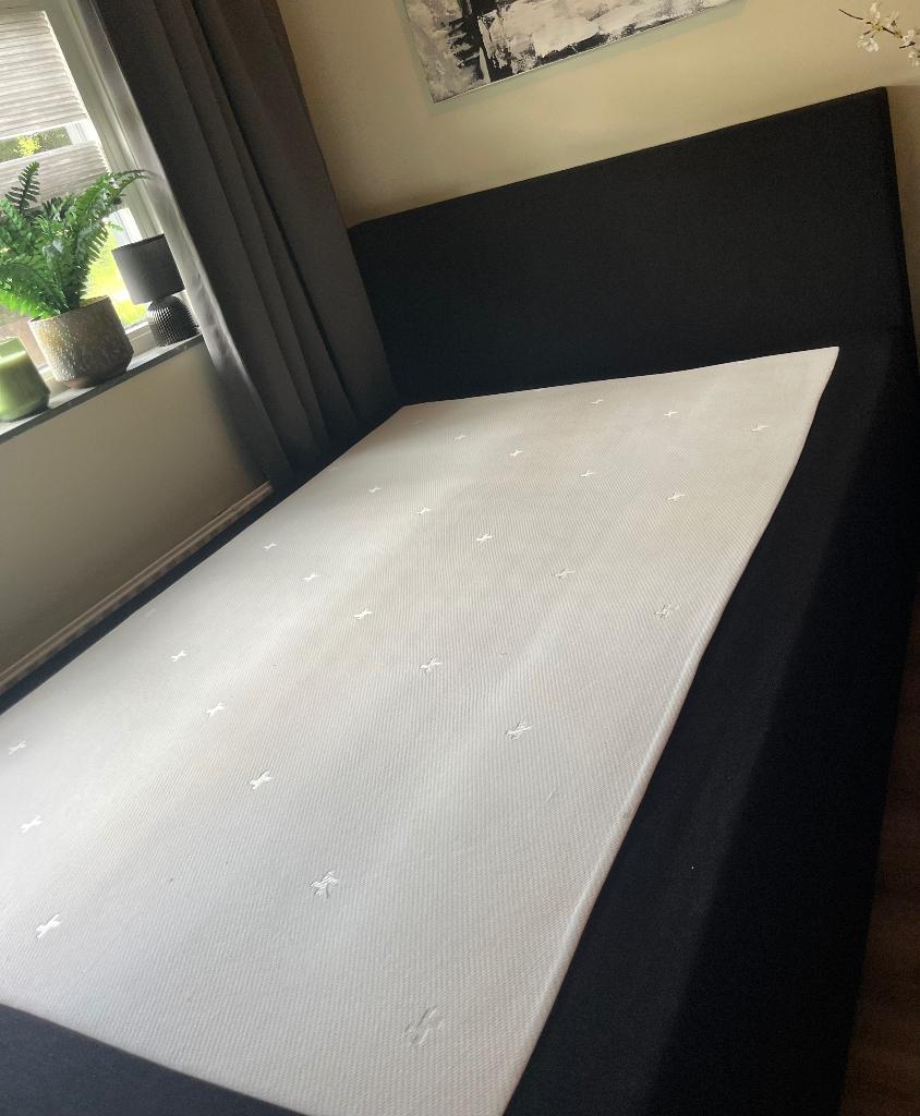 Boxspring, Ophalen, Gebruikt, Tweepersoons, 140 cm