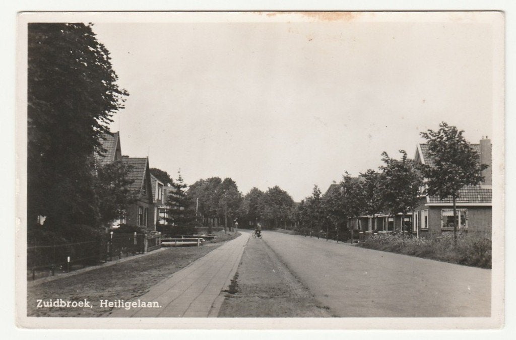 Zuidbroek - Heiligelaan, Verzenden, 1940 tot 1960, Ongelopen, Groningen