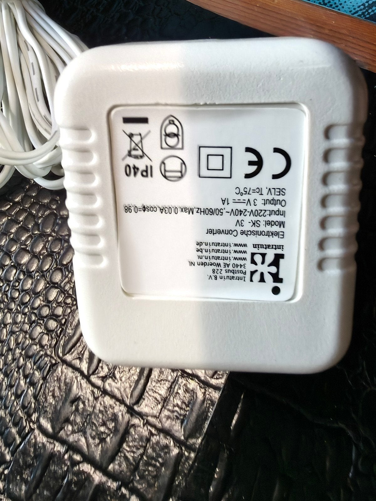Intratuin ip40 kerstdorp adapter, Ophalen of Verzenden, Zo goed als nieuw