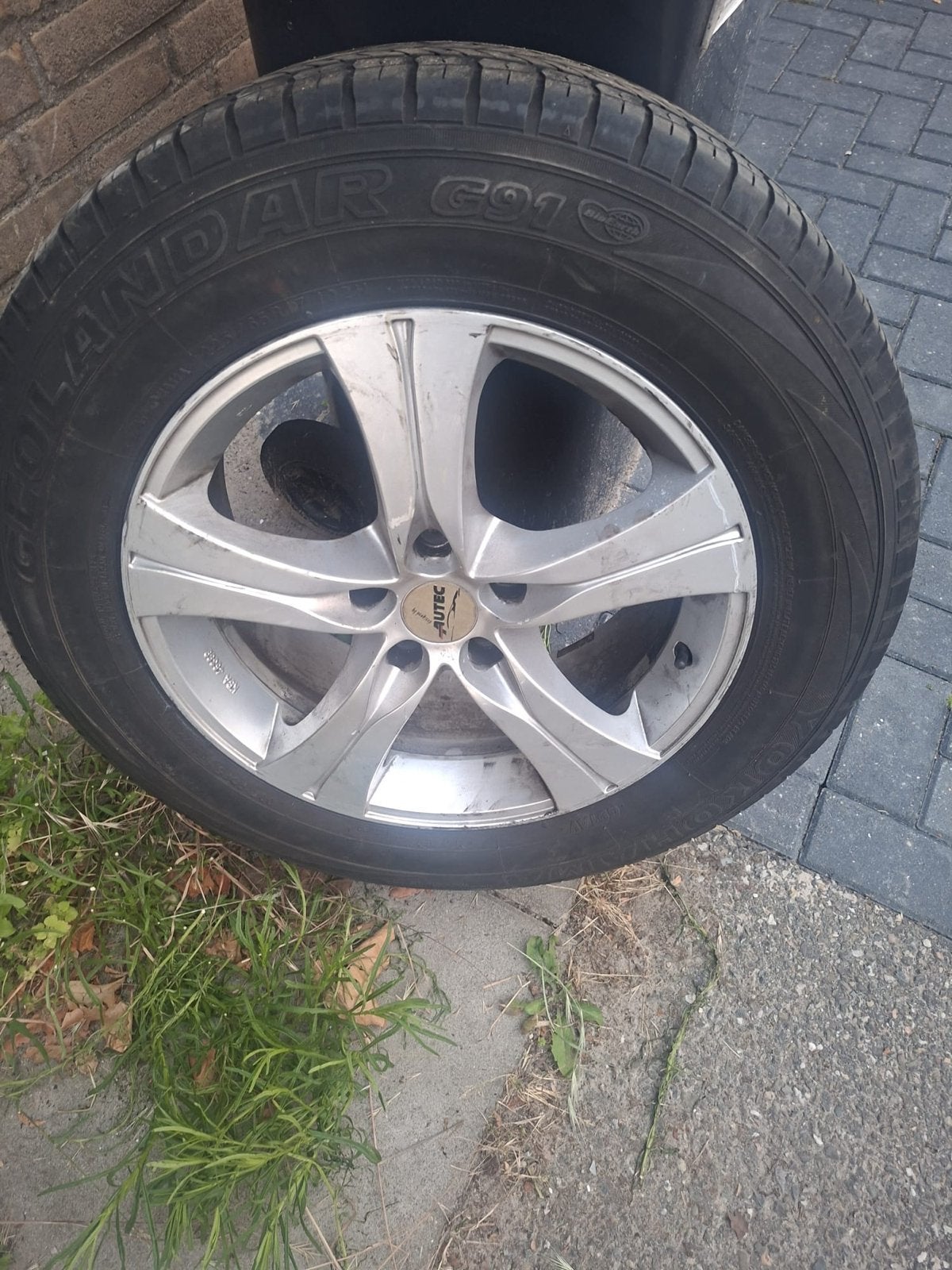 Reserve wiel Toyota Rav4 - Yokohama Geolandar G91, Ophalen, Gebruikt, Banden en Velgen, 17 inch