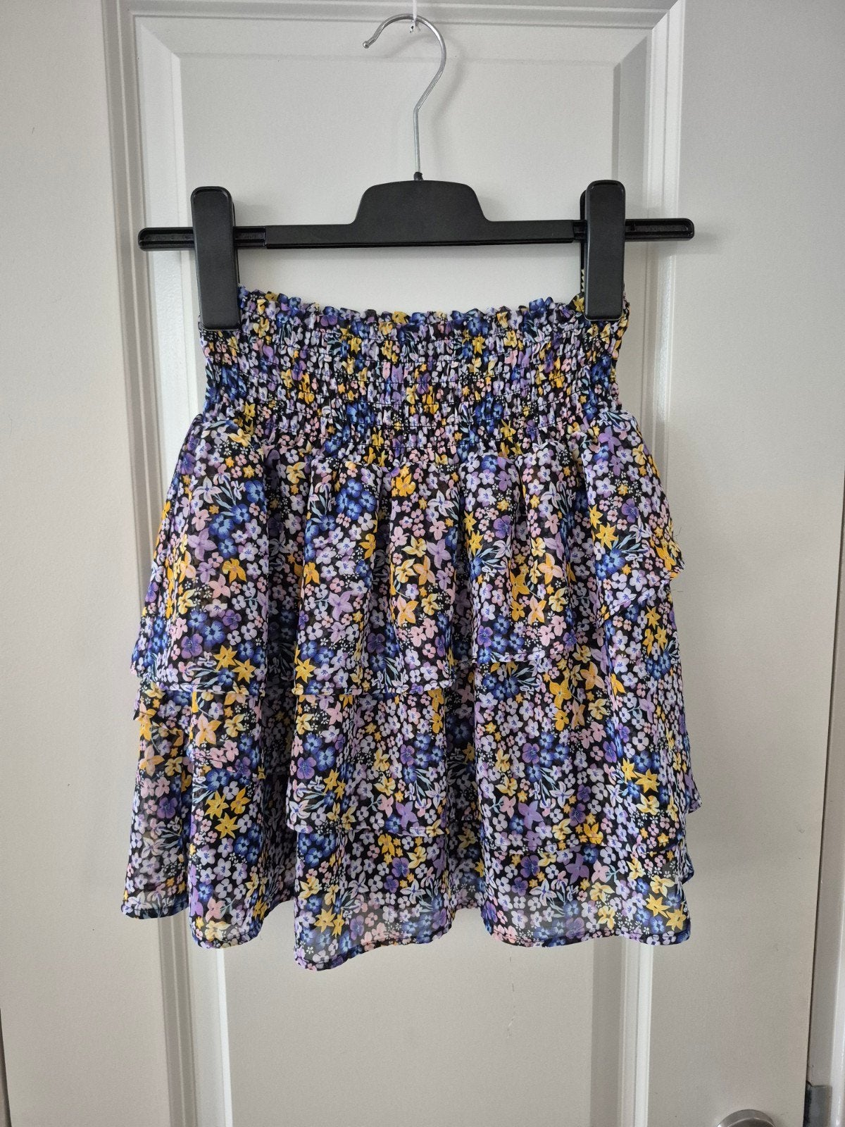 h&m 146 152 rok lila paars oranje stretch, Kinderen en Baby's, Kinderkleding | Maat 146, Ophalen of Verzenden, Meisje