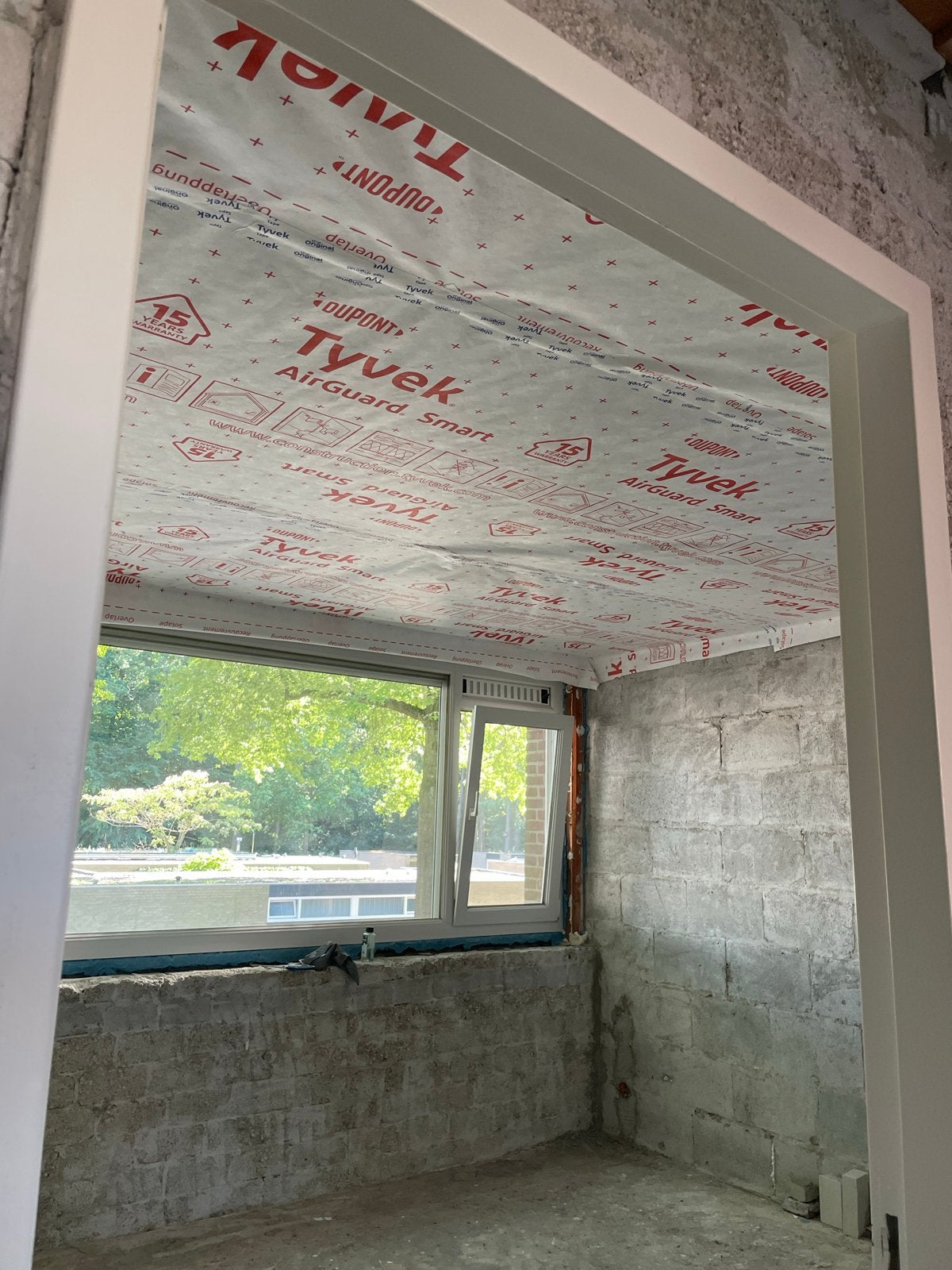 Tyvek Airguard Smart klimaatfolie + tape (20-25 m²), Doe-het-zelf en Verbouw, Isolatie en Afdichting, Minder dan 4 cm, Overige materialen