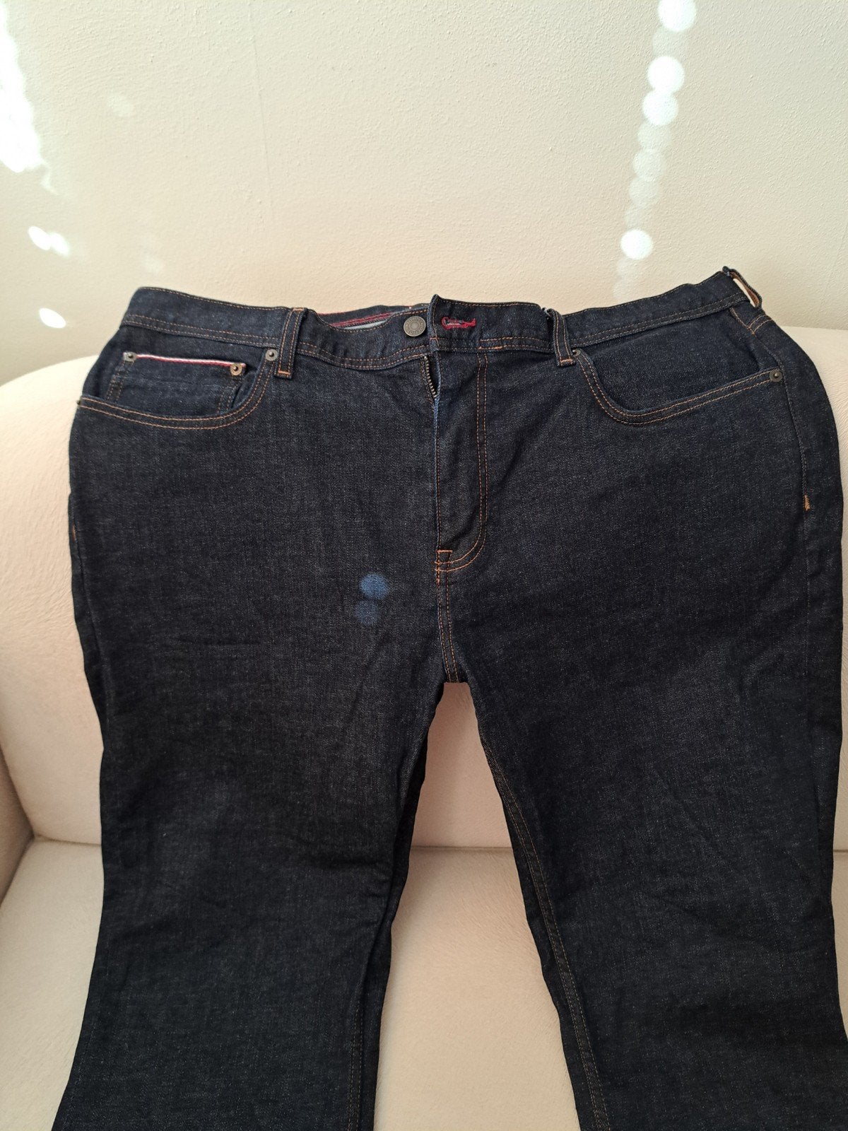 Tommy Hilfiger Denton Stretch Straight Fit Jeans W40/L32, Blauw, Tommy Hilfiger, Nieuw, Ophalen of Verzenden