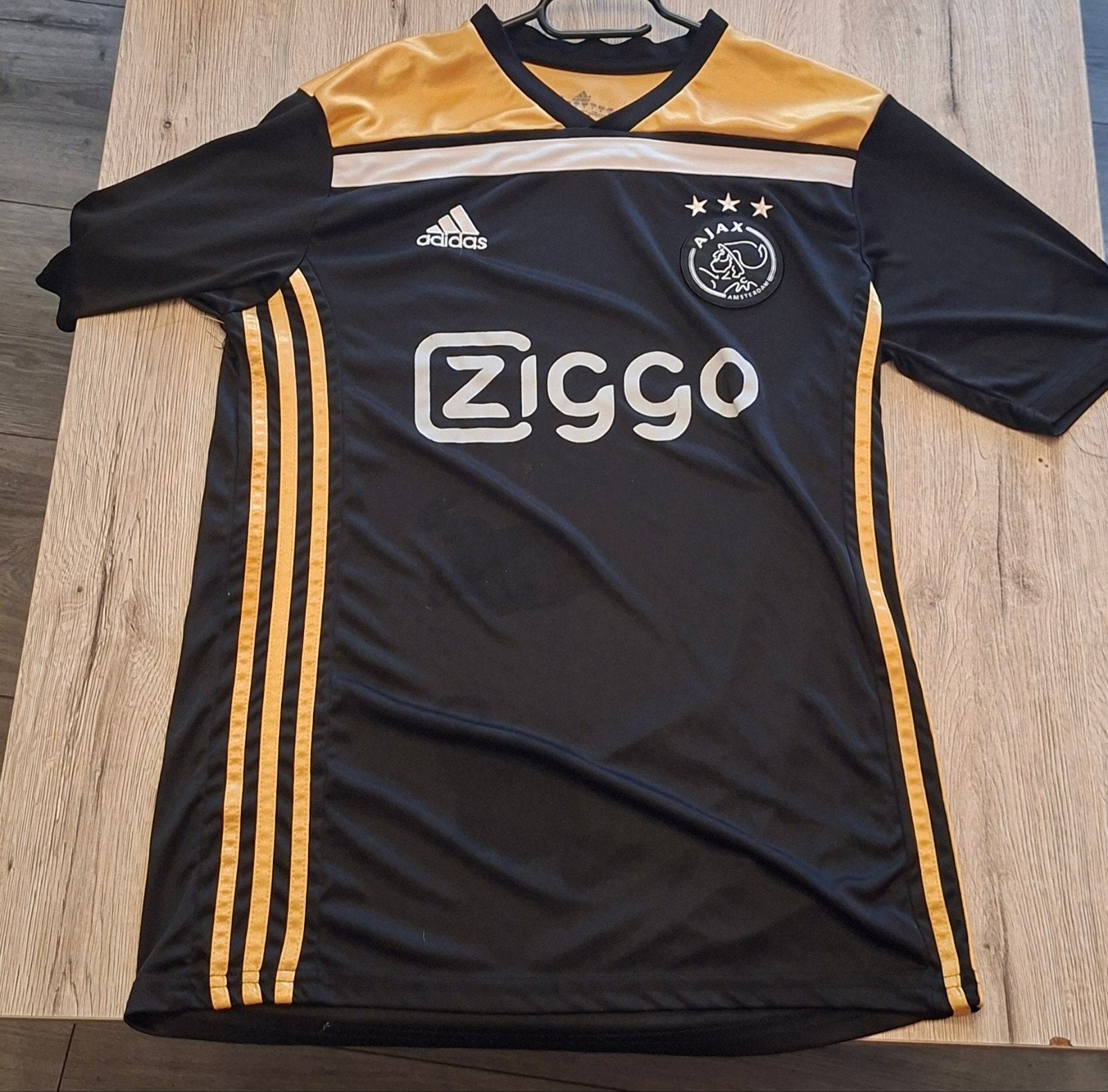 Ajax uitshirt 2017/2018 - Maat M, Maat 48/50 (M), Zwart, Ophalen of Verzenden, Zo goed als nieuw