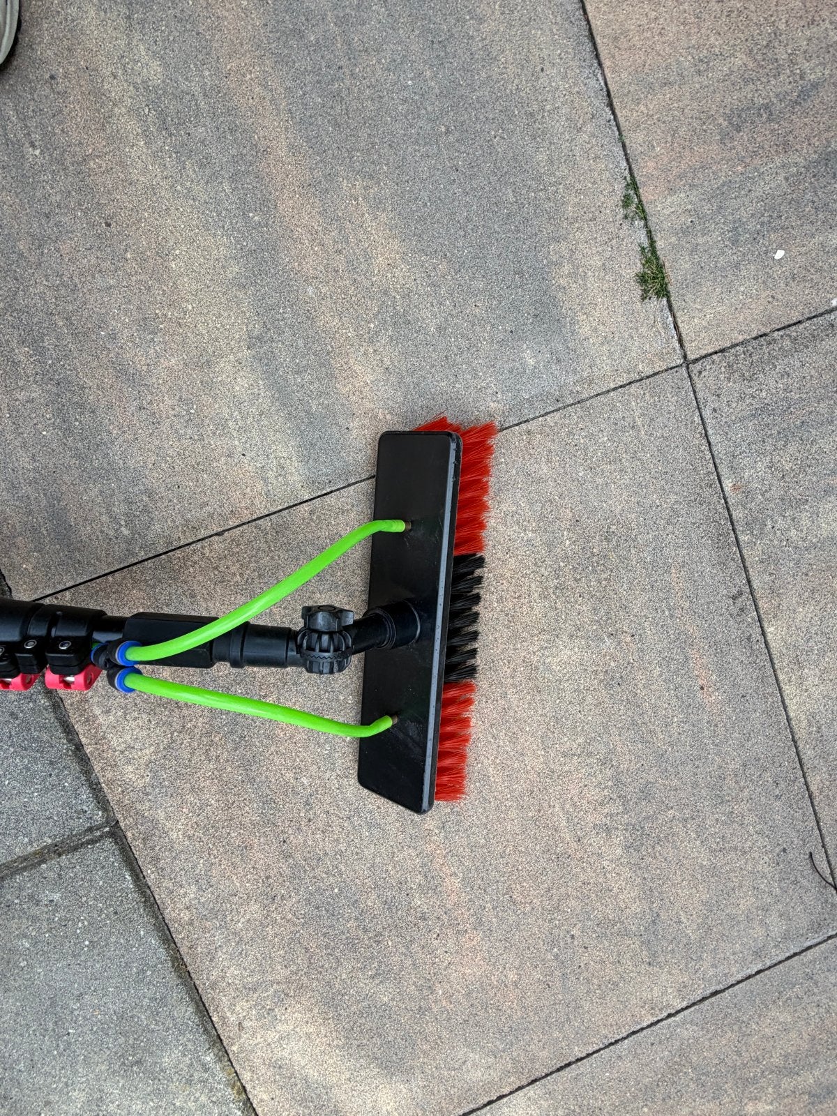 High clean wasborstel zonnepanelen ramen 7m, Ophalen, Bezem of Borstel