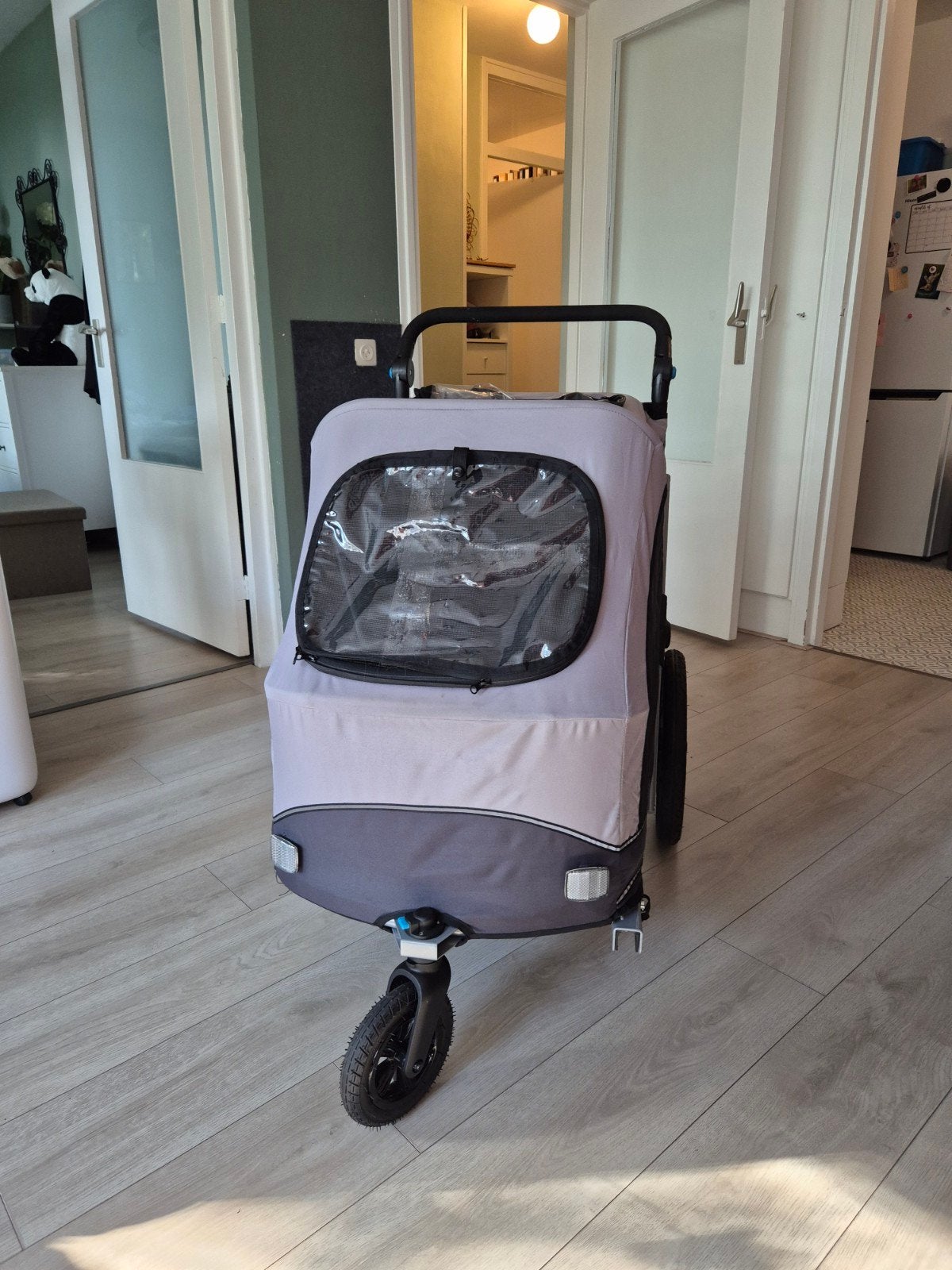 Trixie fietskar maat L - Hondenkar met wandelkit, Ophalen, Gebruikt