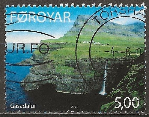Faeröer, Ophalen of Verzenden, Denemarken, Gestempeld