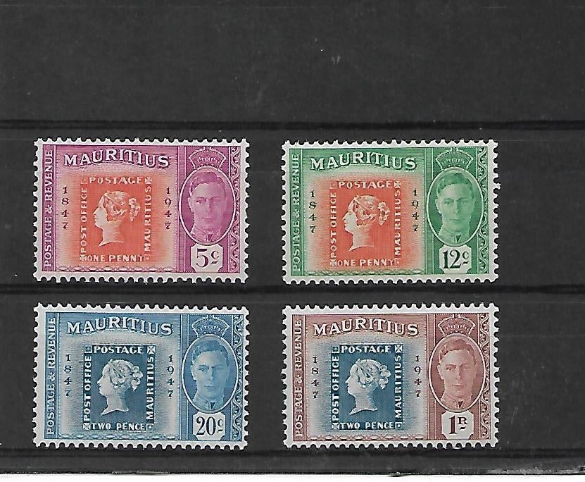 Mauritius  Michel nr. 217-20  Postfris, Postzegels en Munten, Postzegels | Afrika, Ophalen, Overige landen, Postfris