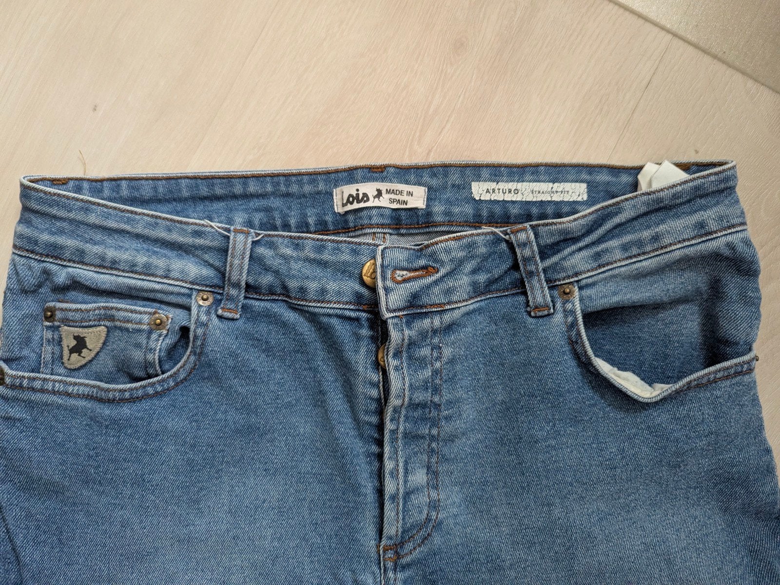 Lois Jeans Arturo Straight Fit - Zo goed als nieuw, Blauw, Ophalen of Verzenden, Zo goed als nieuw, Lois