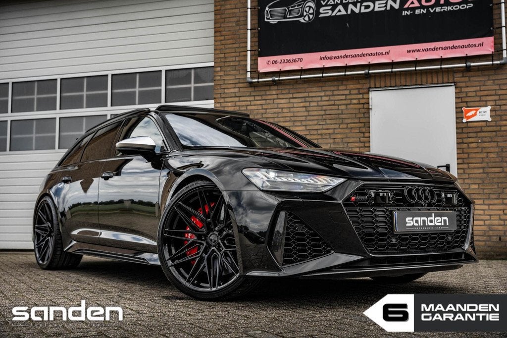 Audi RS6 TFSI quattro|BTW|Ceramic|B&OAdv.|Carbon|Pano|Laser, Leder, Vierwielaandrijving, 2050 kg, 3996 cc