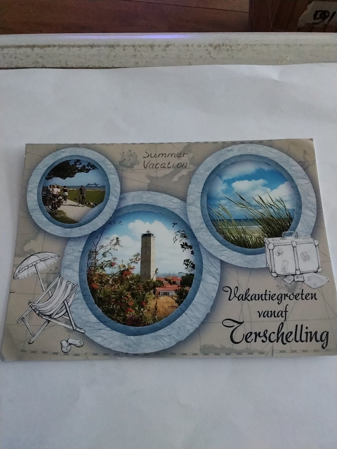 Ansichtkaart Terschelling - Vakantiegroeten, Ophalen of Verzenden