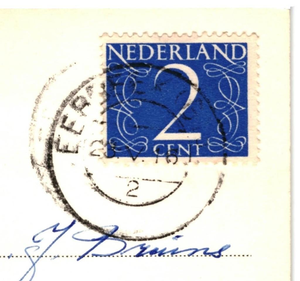 950518 Eerbeek Volkshogeschool t Huis te Eerbeek Gld 1955, Ophalen of Verzenden, 1940 tot 1960, Gelopen, Gelderland
