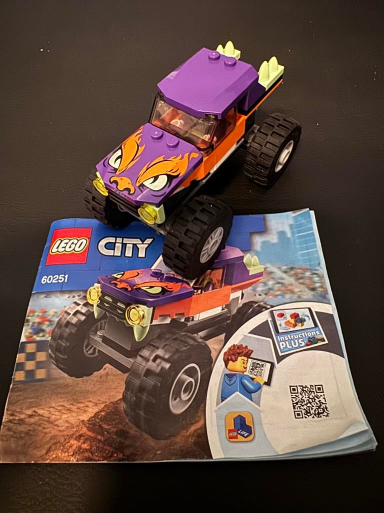 Lego City Monster Truck 60251, City, Lego, Ophalen of Verzenden, Zo goed als nieuw