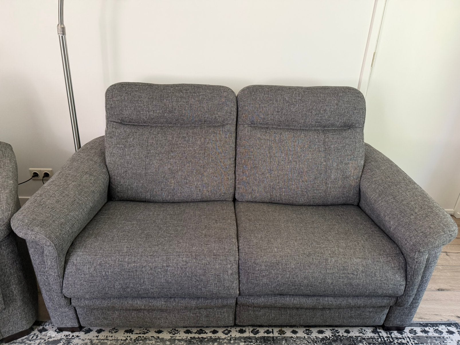 Stoffen 2 zitter en 1 fauteuil, Ophalen, Minder dan 75 cm, 150 tot 200 cm, Tweepersoons
