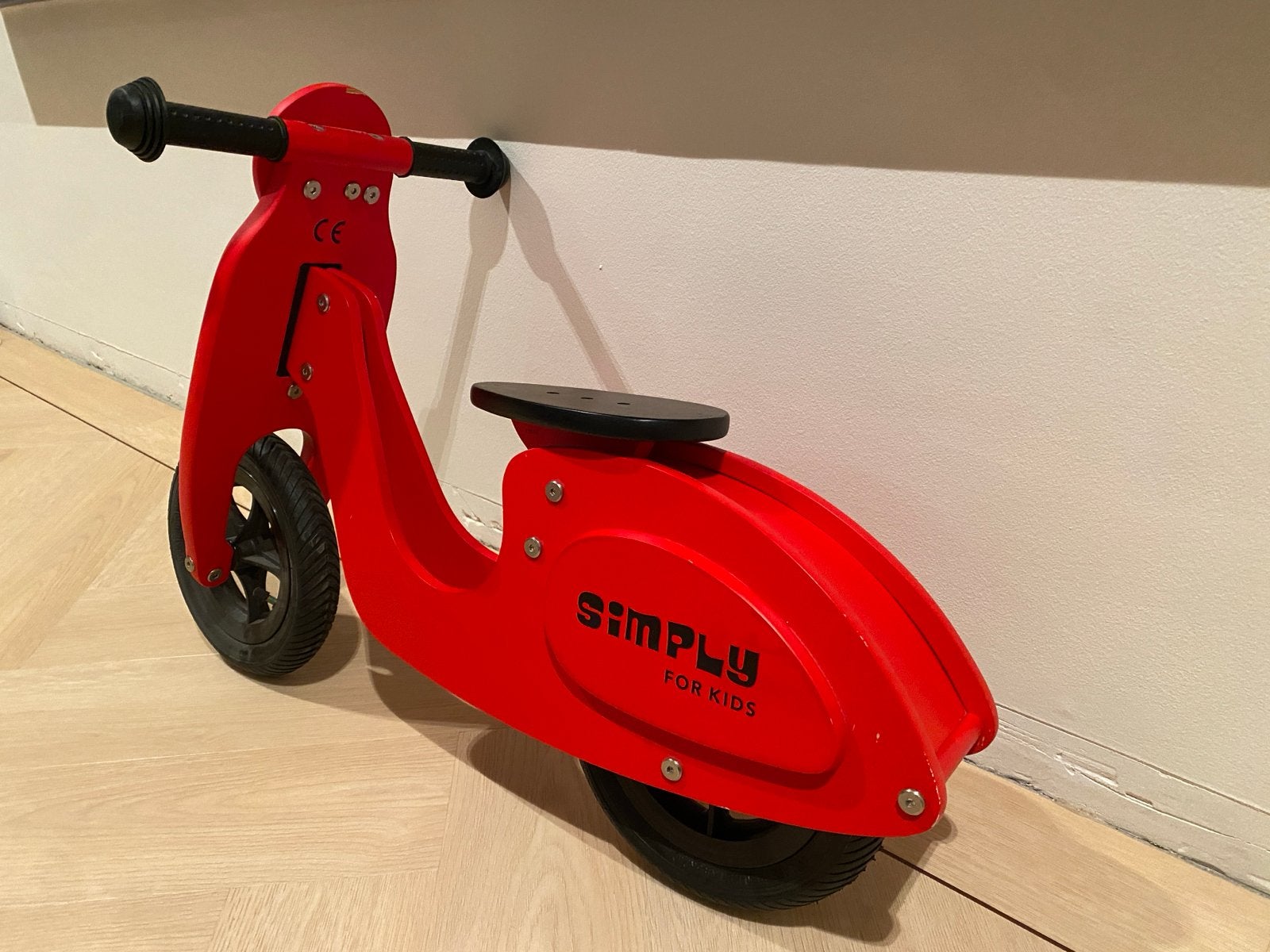Simply For Kids Houten Loopscooter - Rood, Ophalen, Gebruikt, Loopfiets