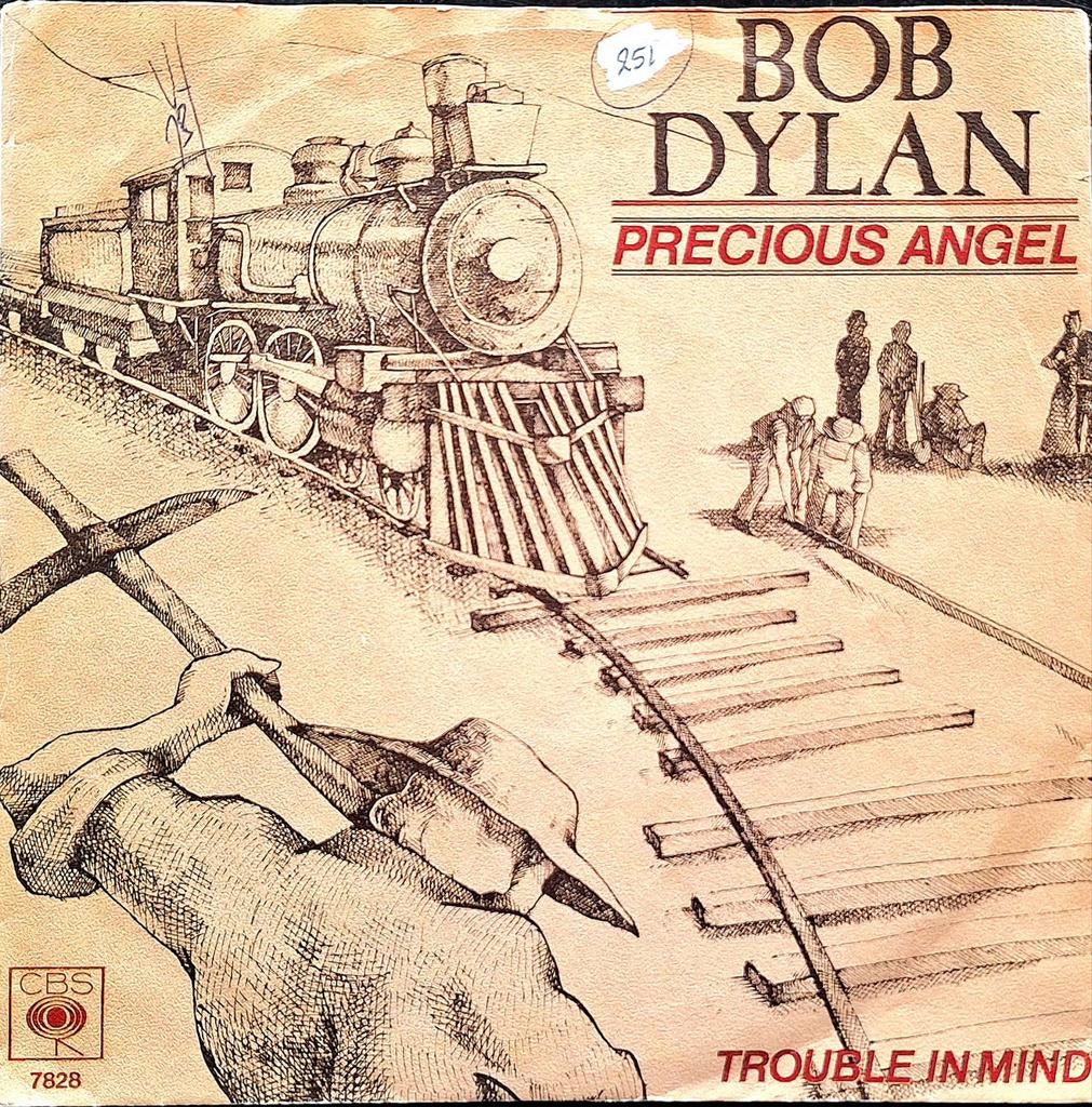 7"/SINGLE  BOB DYLAN - Precious Angel, Cd's en Dvd's, Vinyl Singles, Ophalen of Verzenden, Gebruikt, Pop
