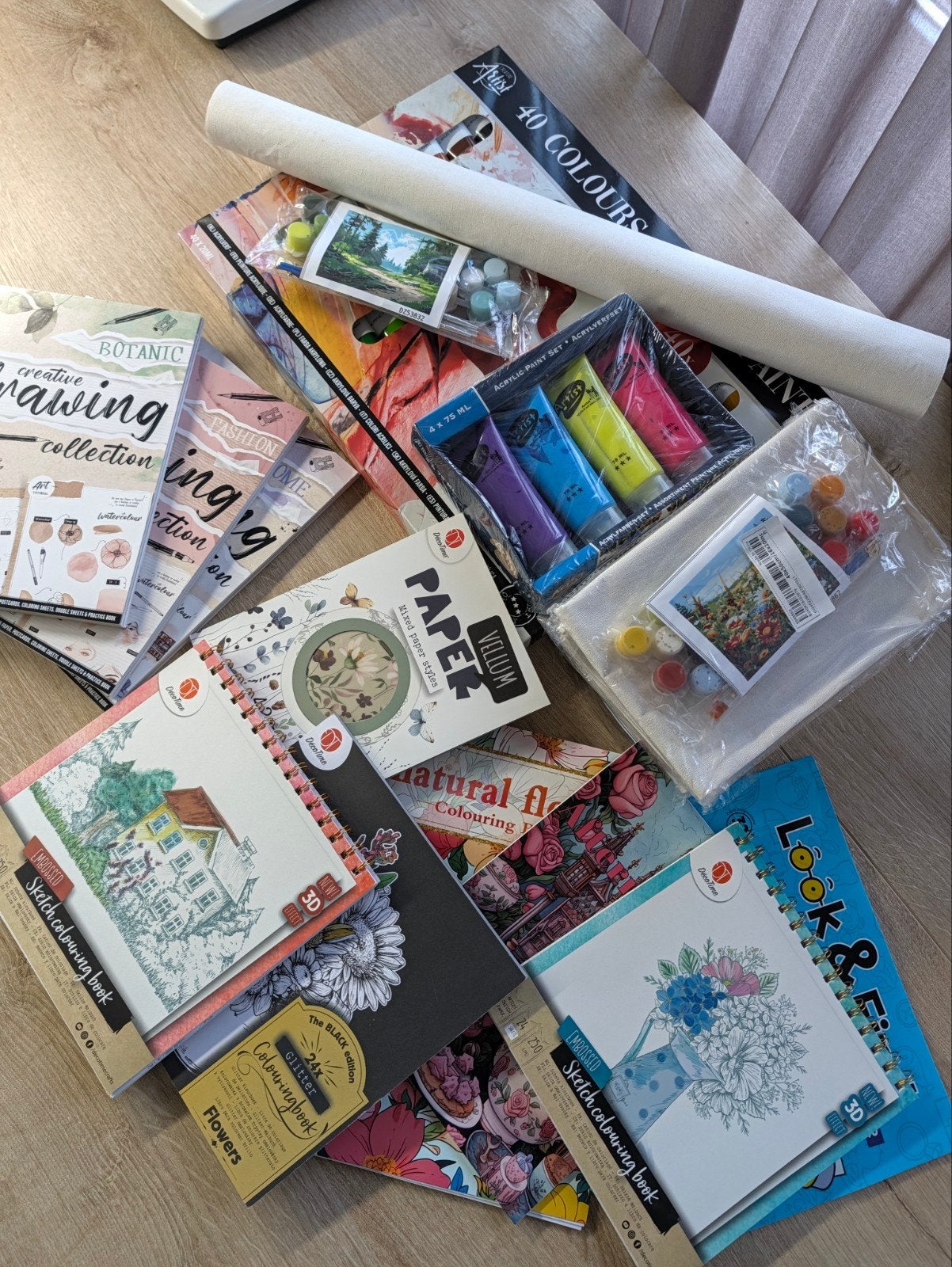 Heel veel kleur en verfspullen..voor hobby...NIEUW, Ophalen of Verzenden, Nieuw