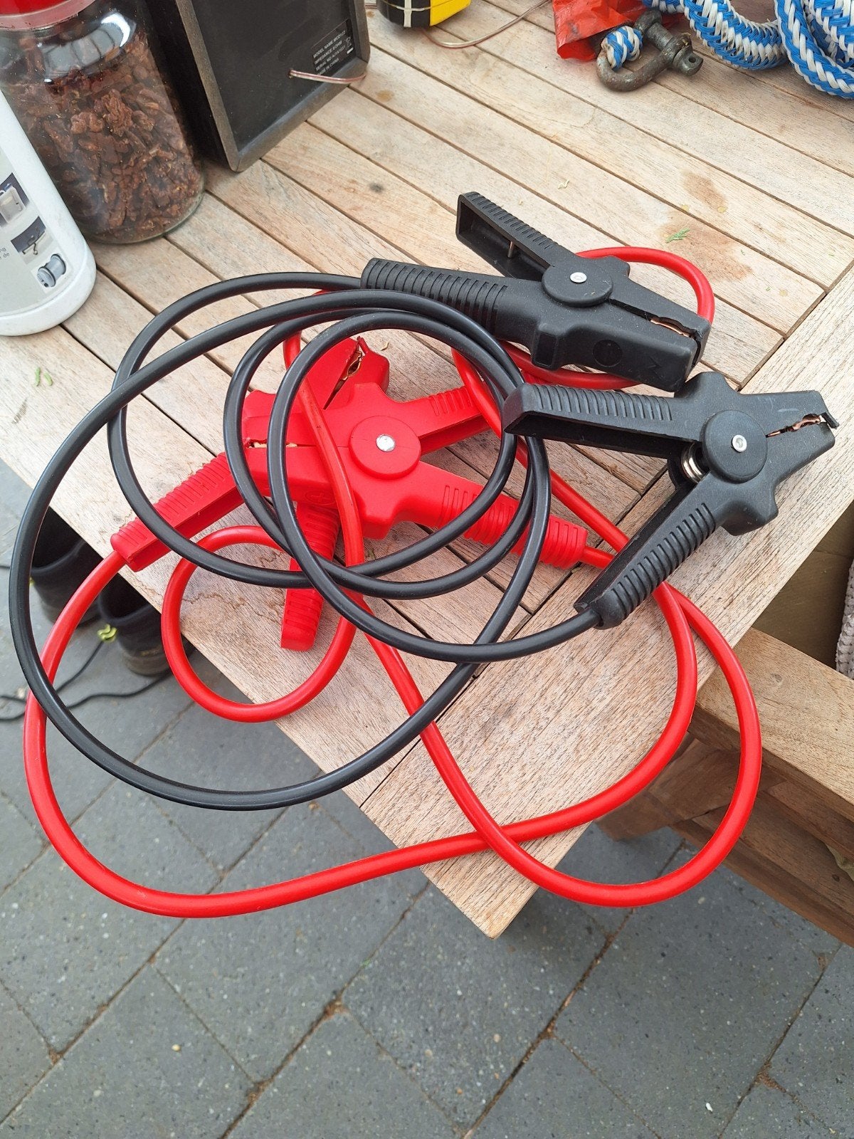 Startkabels voor auto of motor, Ophalen of Verzenden