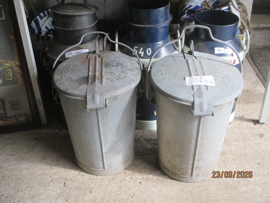 vuilnisbak, Huis en Inrichting, 40 liter of meer, Ophalen of Verzenden, Gebruikt, Metaal