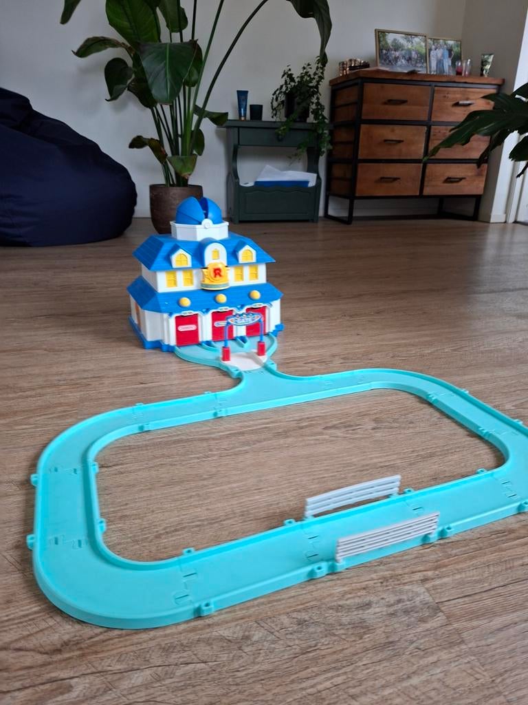 Robocar Poli Speelset met Baan en Garage, Ophalen of Verzenden, Gebruikt