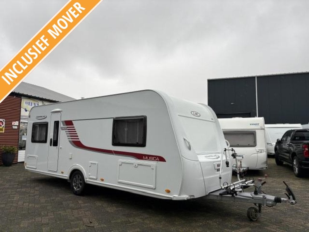 LMC Musica 560E bj.2016 met mover, voortent en fietsenrek, Rondzit, Bedrijf, Fietsenrek, LMC en Münsterland