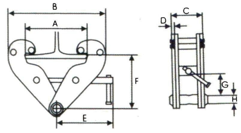 Balkklem (1000Kg), Auto diversen, Overige Auto diversen, Verzenden
