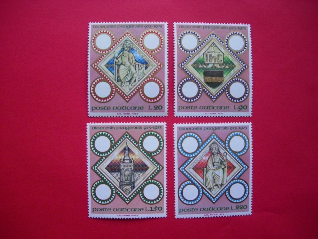 Vaticaanstad 1973 Bisschopszetel in Praag, Verzenden, Overige landen, Postfris