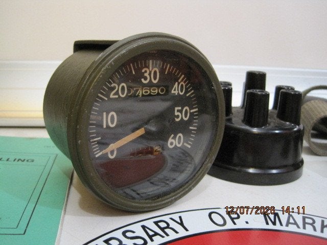 leger willys jeep mijlenmeter snelheidmeter etc 1 koop (397), Ophalen of Verzenden, Landmacht, Amerika, Overige typen