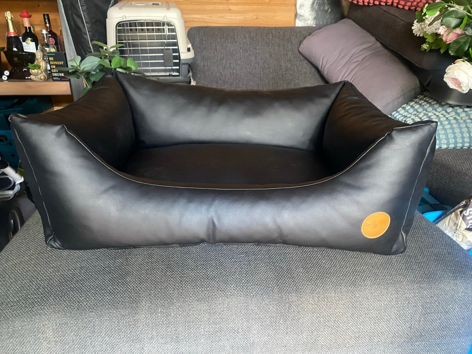 Nieuwe Jack and Vanilla Orthopedische Hondenmand, Dieren en Toebehoren, Ophalen of Verzenden, Nieuw, Leer