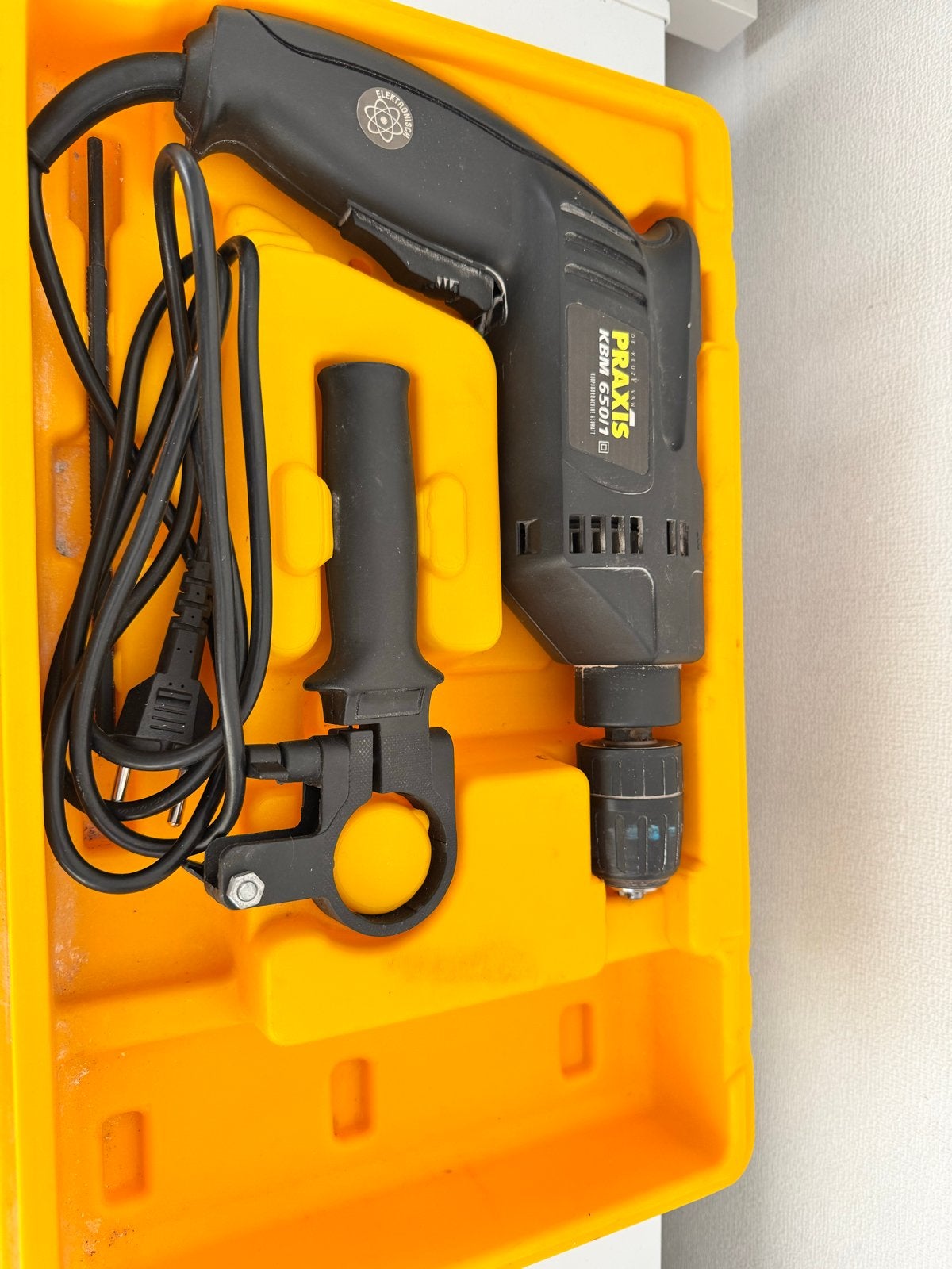 Praxis KBM 650/1 Klopboormachine - Zeer Goede Staat, Doe-het-zelf en Verbouw, Boormachine, 600 watt of meer, Ophalen of Verzenden