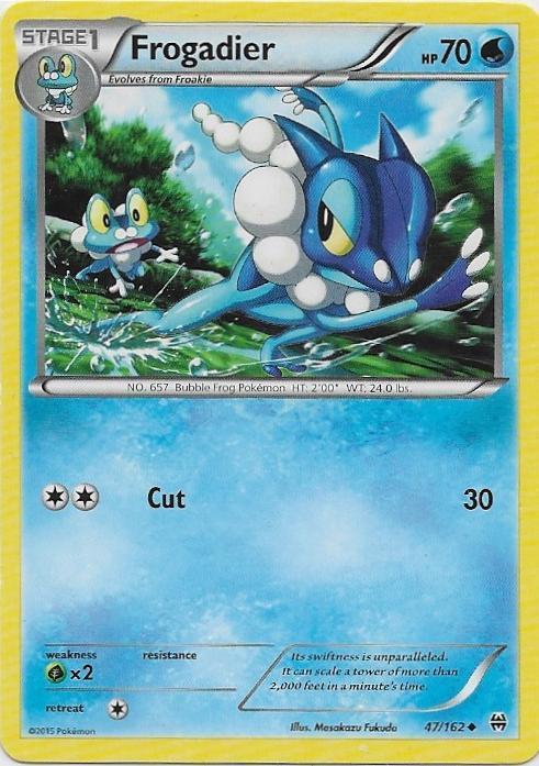 Breakthrough,  Frogadier [uncommon] 47/162, Verzenden, Nieuw, Losse kaart