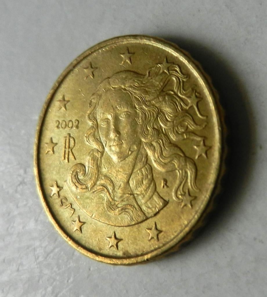 Italië 10 eurocent 2002, Postzegels en Munten, Munten | Europa | Euromunten, Verzenden, Italië, 10 cent, Losse munt