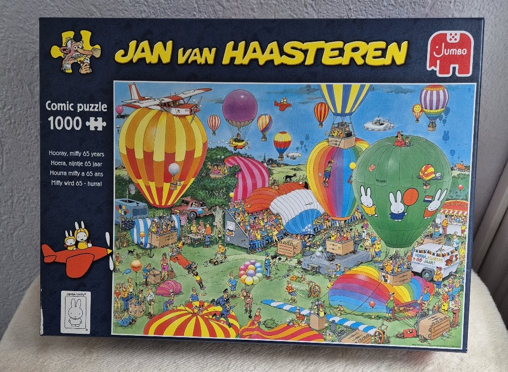 Hoera Nijntje 65 jaar legpuzzel, Ophalen, 500 t/m 1500 stukjes, Gebruikt, Legpuzzel