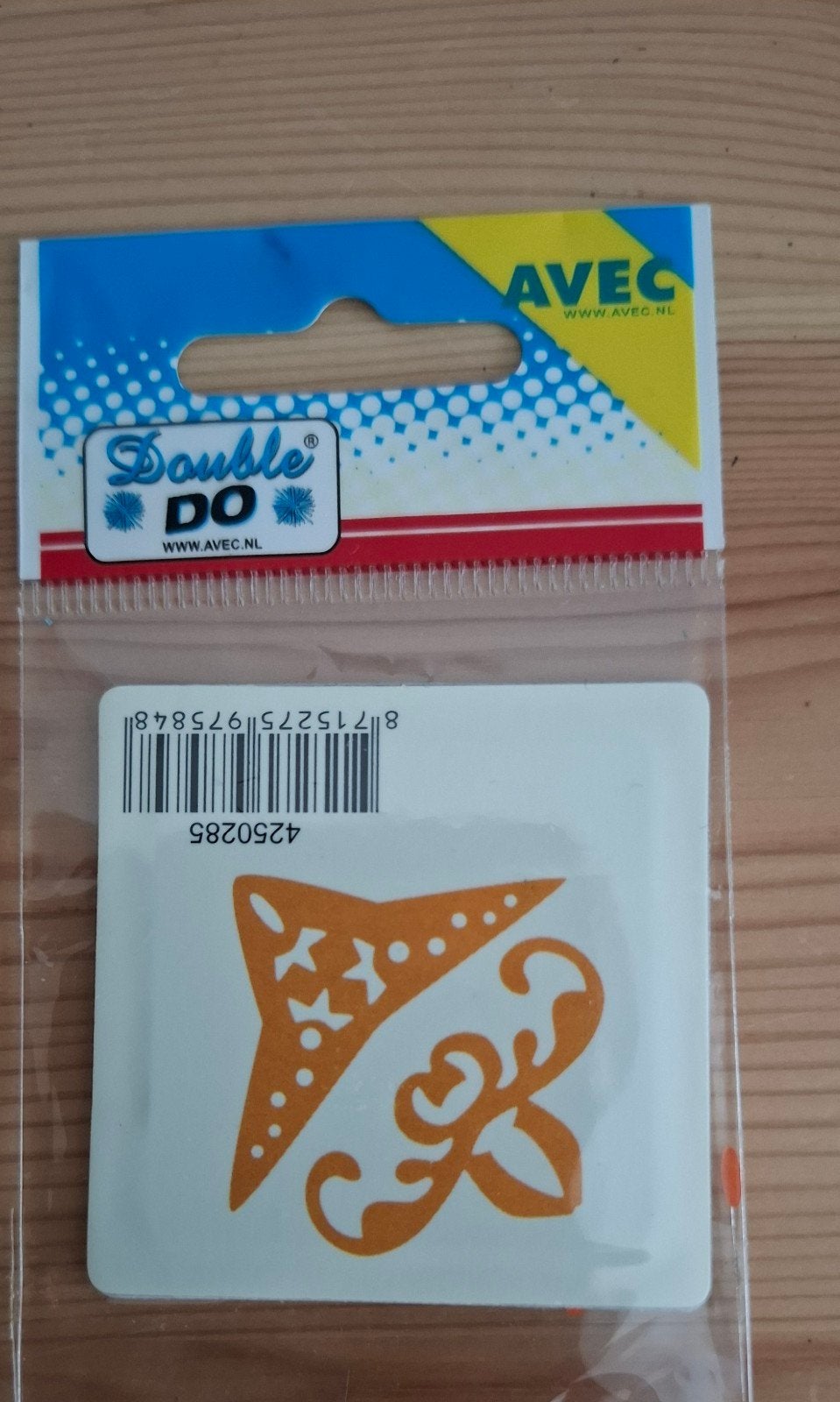 Nieuw Avec Double Do Stencil voor Knutselprojecten, Hobby en Vrije tijd, Ophalen, Nieuw, Overige thema's, Overige typen