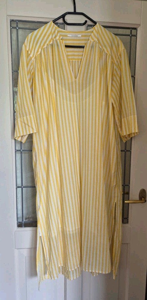 Pomandère prachtige kaftan-jurk S np €360,= NIEUWSTAAT!, Pomandère, Geel, Ophalen of Verzenden, Zo goed als nieuw