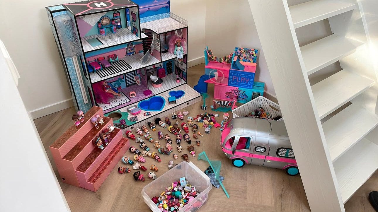 L.o.l. Poppenhuis, camper, skatepark, Ophalen, Zo goed als nieuw, Overige typen